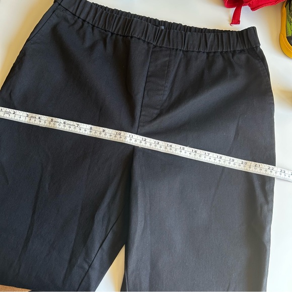 LOFT, Elastic Waist, Black, Cotton Dress Pants, Size Large - Picture 4 of 13
